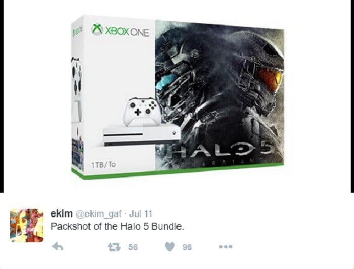 Leaked photos Xbox One S Halo 5 Guardians limited edition