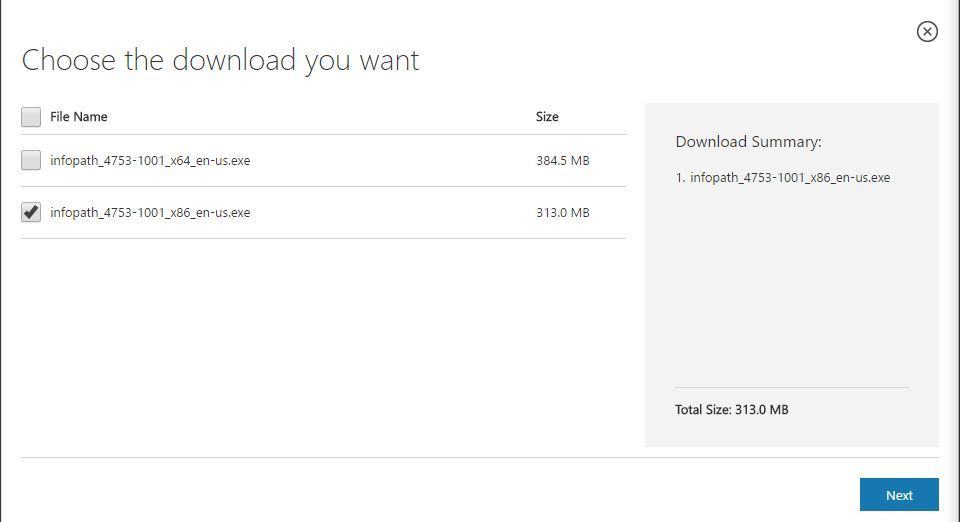 Infopath 2013 64 bit download 2016 free