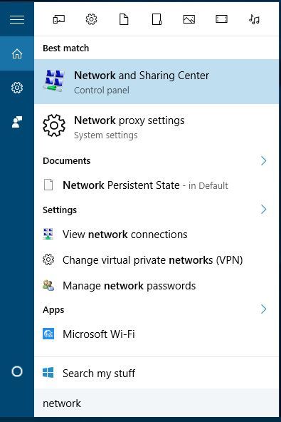 network-sharing-center-network-search-bar