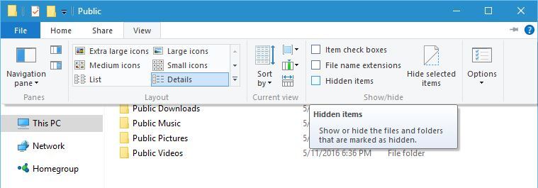 public-folder-hidden-items