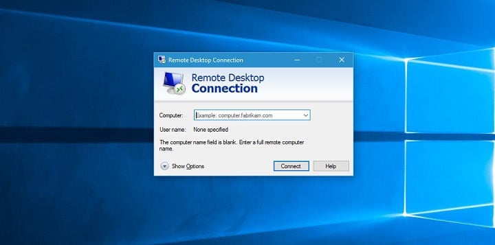 manage multiple remote desktop connections windows 10