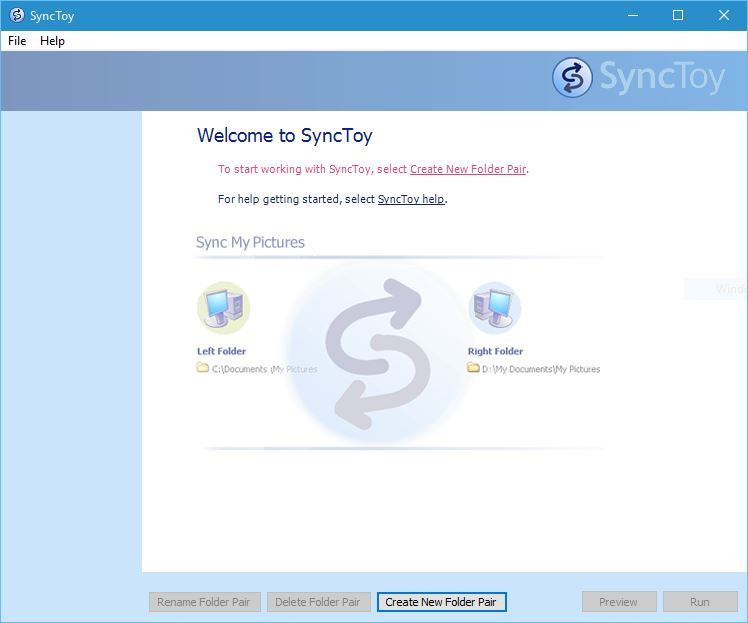synctoy-create-new-folder-pair