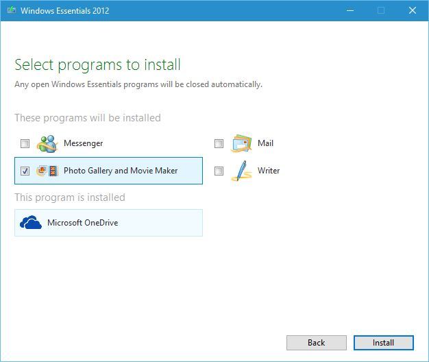 How To Install Windows Movie Maker On Windows 10