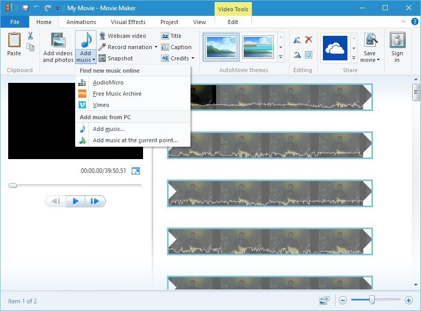How to Install Windows Movie Maker Music Panel Windows Movie Maker