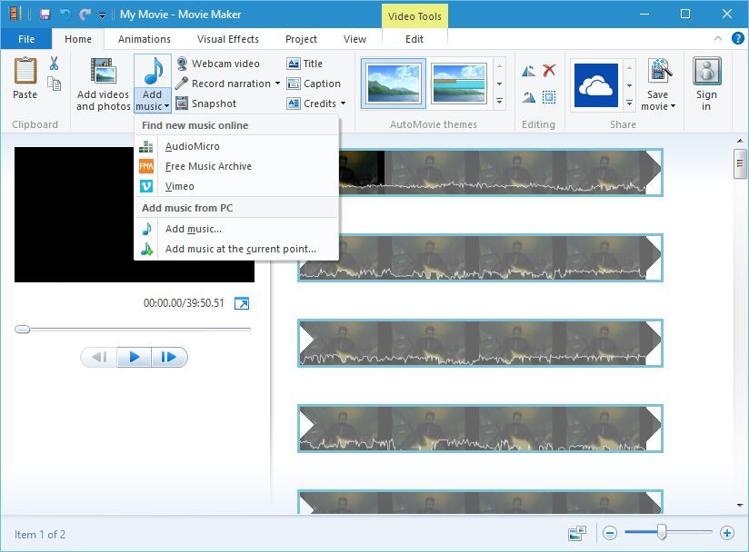 old version of windows movie maker