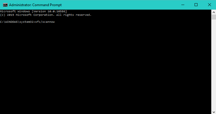 sfc scan command prompt