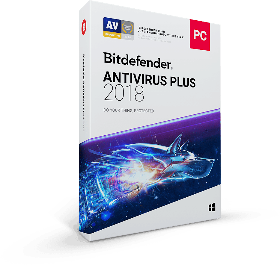 bitdefender antivirus plus 2018 коробка продукта