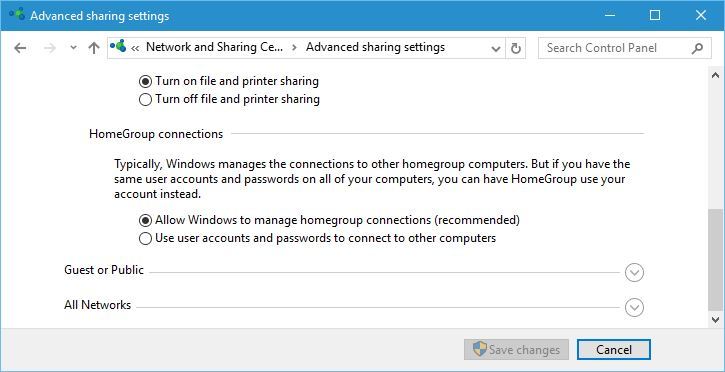 windows asking for password for network computer