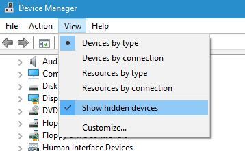 microsoft hosted network virtual adapter missing windows 10 device manager