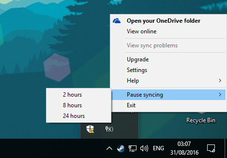 oneDrive client update