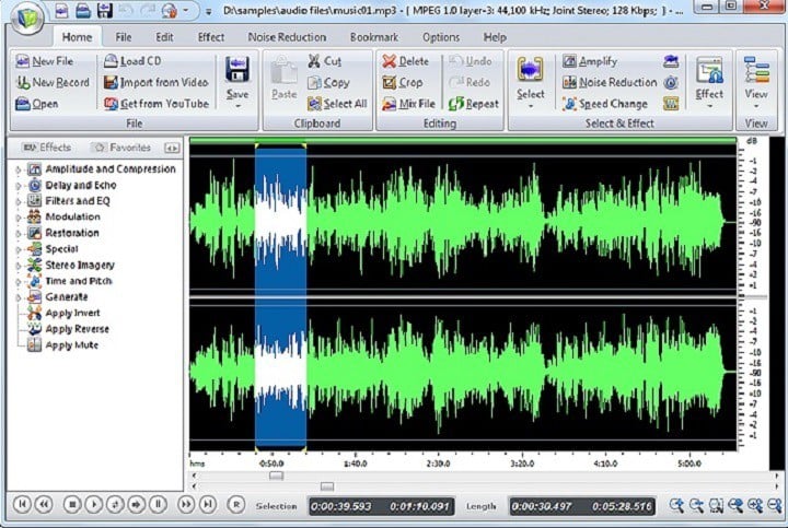 what is the best free audio editor for windows