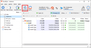 file synching software gosync