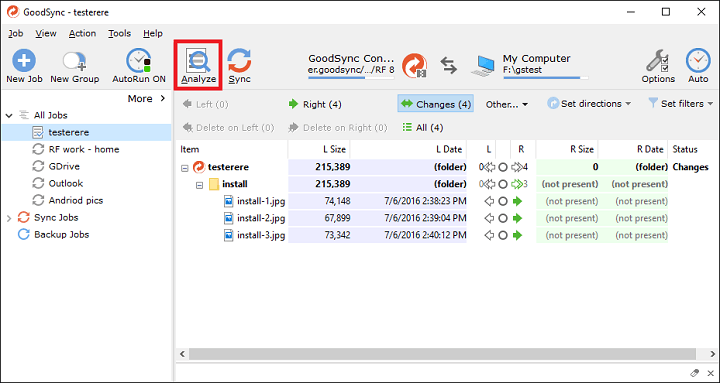 real time folder sync windows