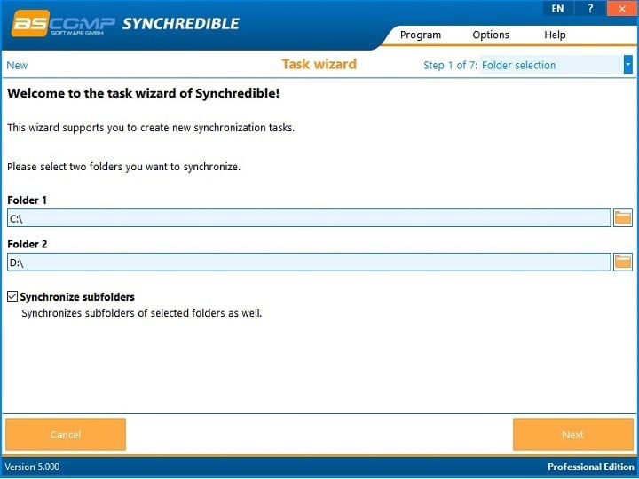 download the new Synchredible Professional Edition 8.103