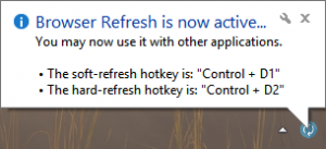Use Browser Refresh to refresh caches of several browsers
