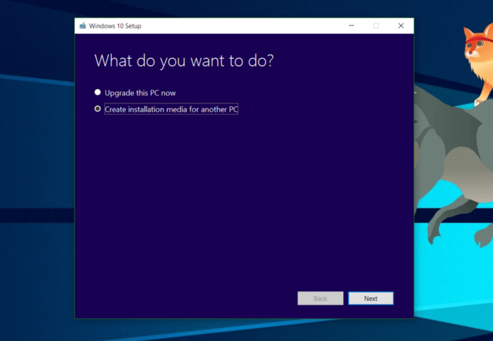 how to create an iso image of windows 10