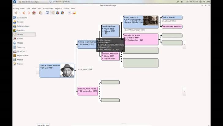 free family tree software open gedcom file