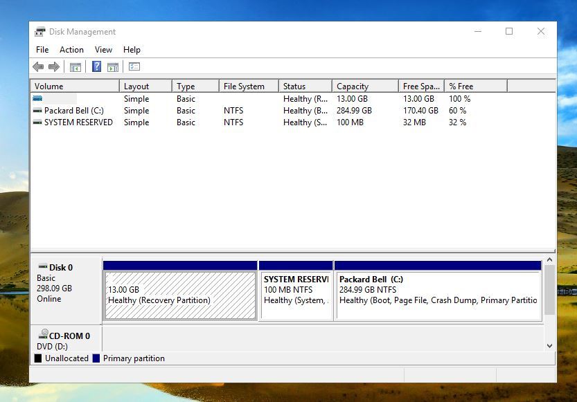 find disk maintenance tools windows 10
