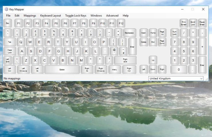 remap key on keyboard windows 10