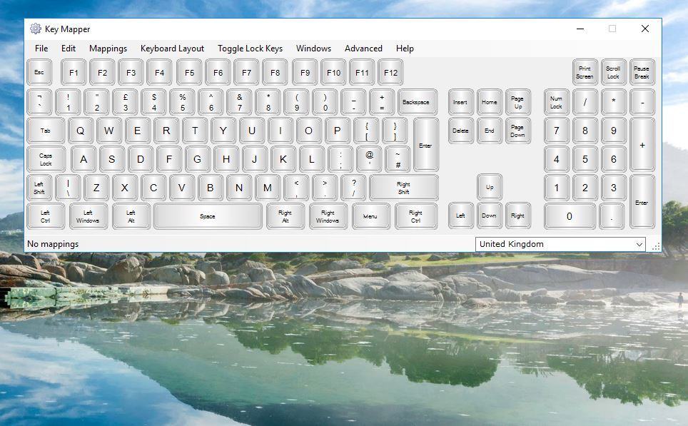 remap keyboard settings windows 10