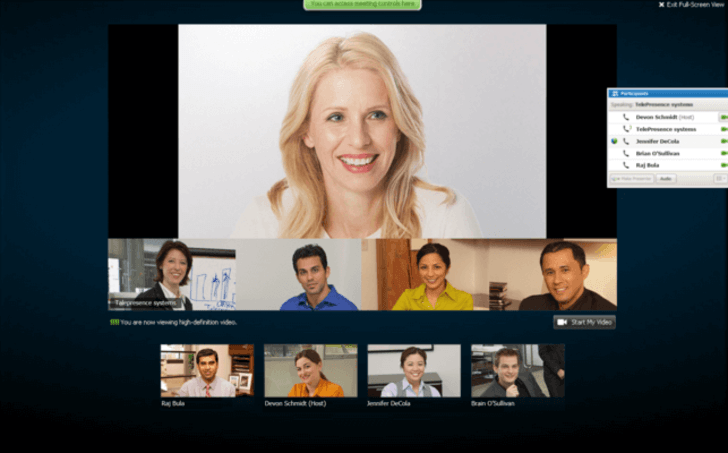 WebEx video conferencing software