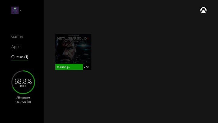 does playing a game slow download speed on xbox one