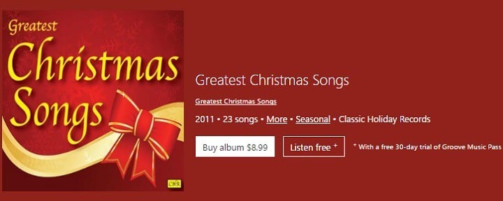 Greatest Christmas Songs windows