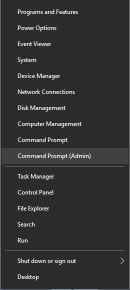 command prompt Audio device is disabled on Windows 10 