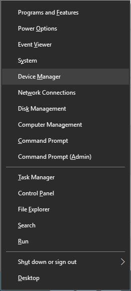 device manager Audio device is disabled on Windows 10 