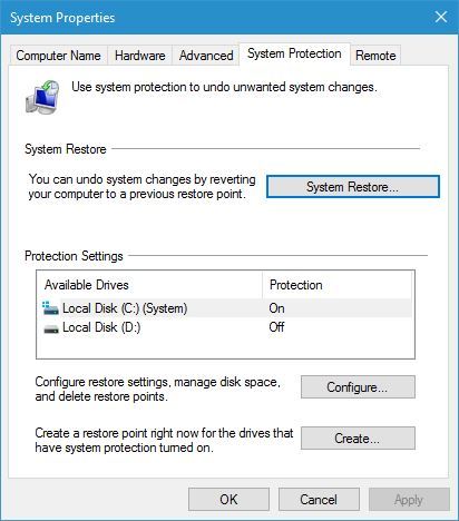 system properties Audio device is disabled on Windows 10 