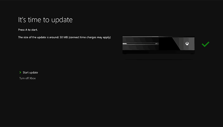 xbox one offline update download