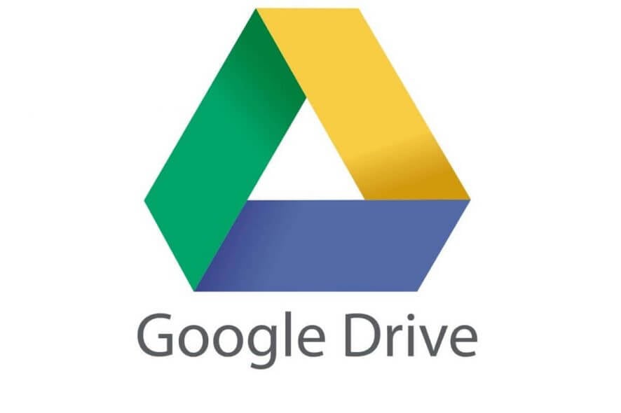 How can I store Google Drive files on external flash drive