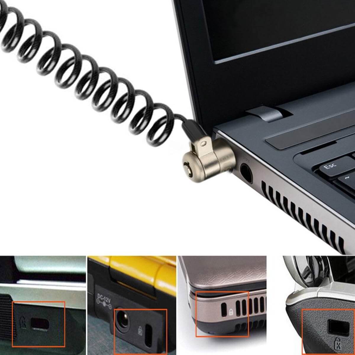 Laptop Lock Cable How To Use at Dale Carlson blog