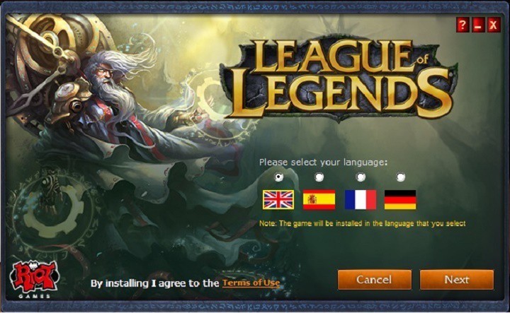 reinstall league of legends