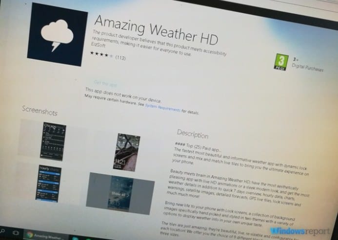 best weather app for windows phone