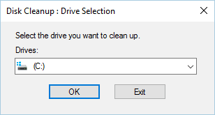 system drive disk cleanup installation is already in progress
