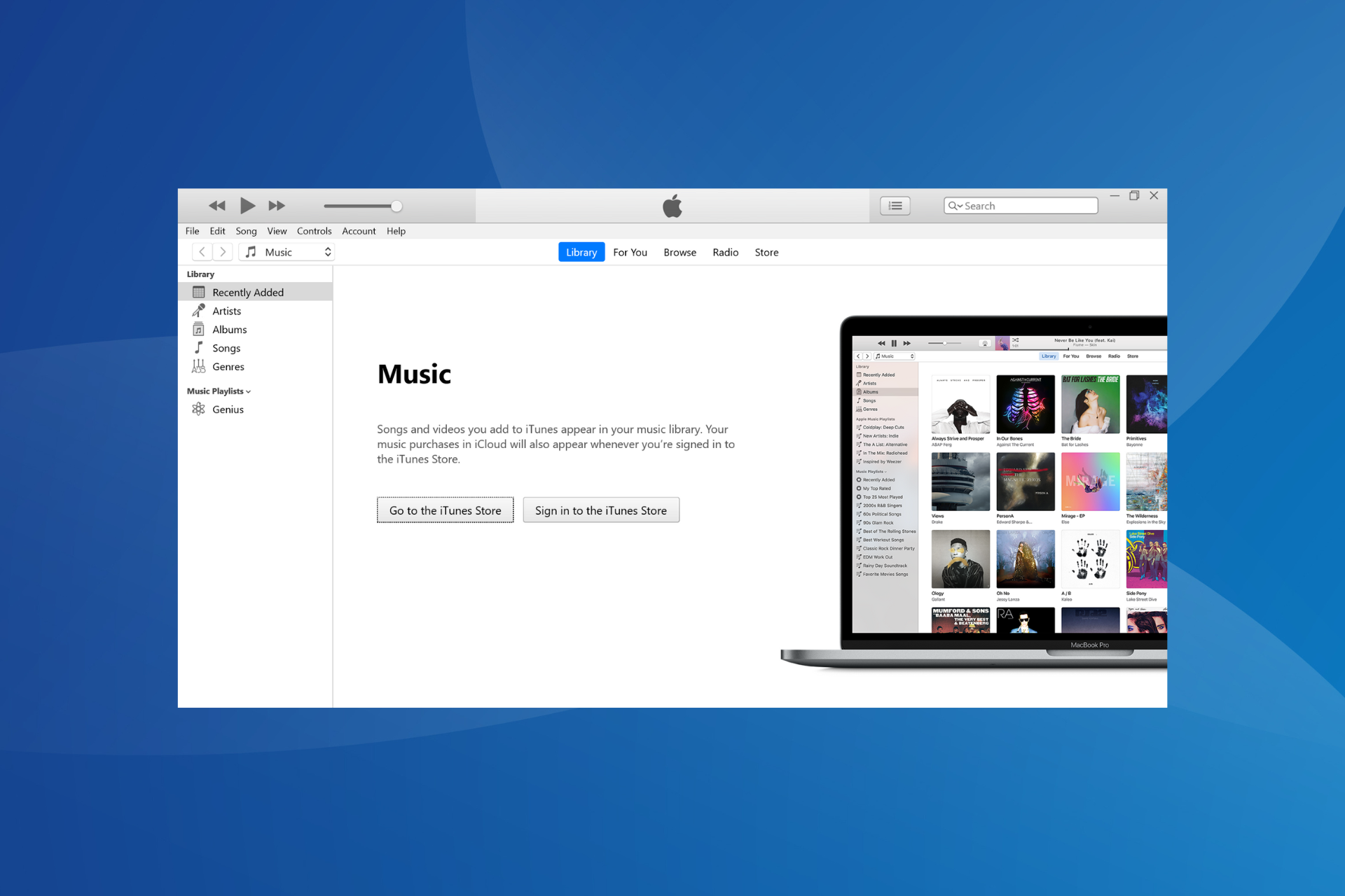 itunes on windows 10