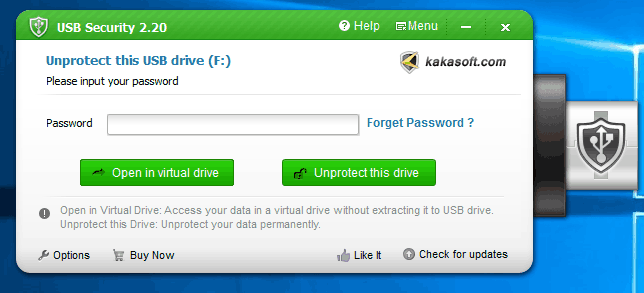 Thumb Drive Password Software