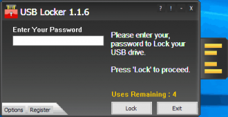 how to password protect a usb