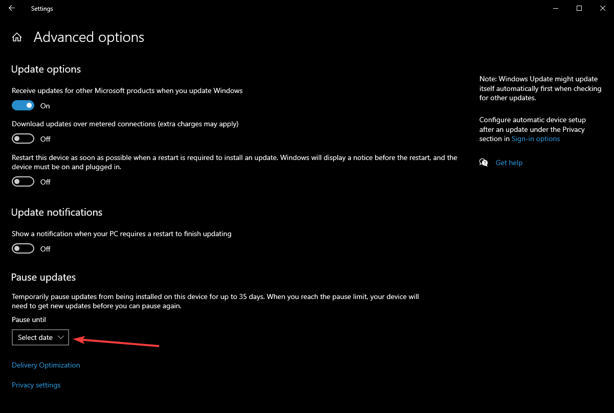 How To Pause Windows 10 Updates For 35 Days