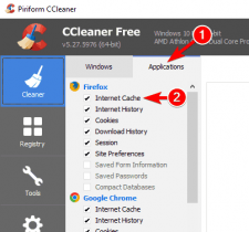 does ccleaner remove download history