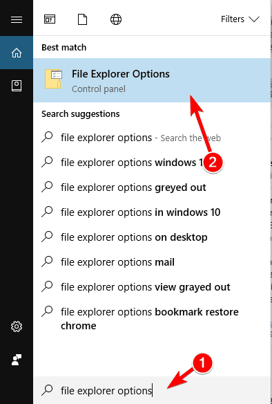 windows 10 explorer slow