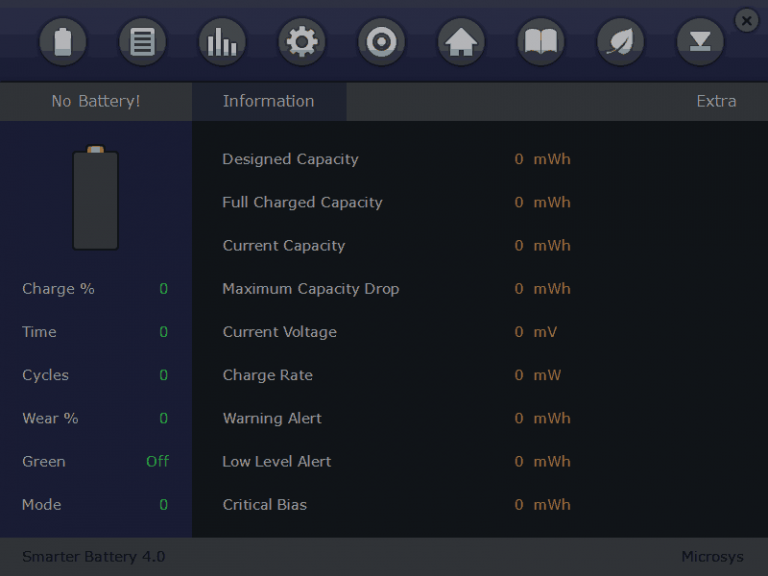 battery status windows 10 not showing