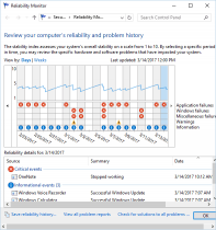 How to view reliability history on Windows 10