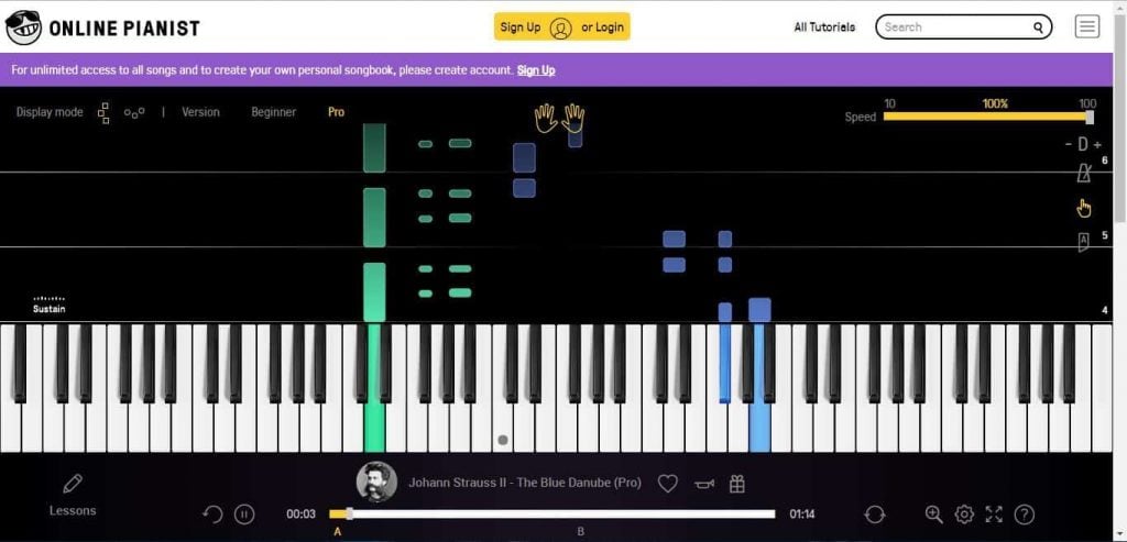 top virtual piano sheets