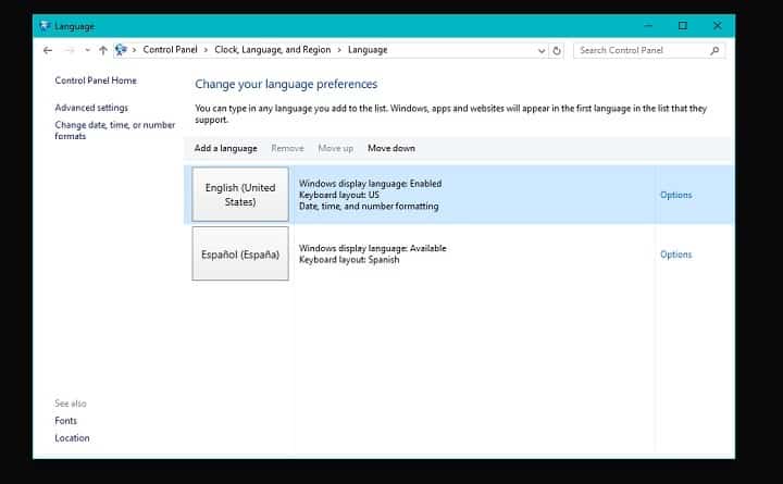 download windows language pack windows 10