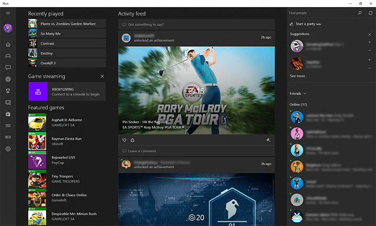 How To View Your Friends Activity Using The Xbox App On Windows 10 - roblox windows 10 achievements