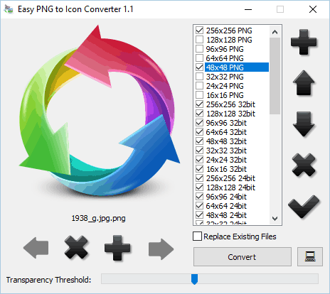 2 cách tự tạo file .ico để làm icon cho biểu tượng chương trình Convert-icons-Easy-PNG-to-Icon-Converter