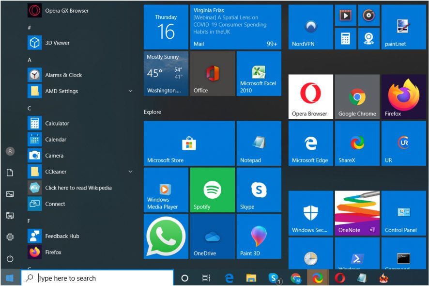 windows 10 start menu not opening reddit