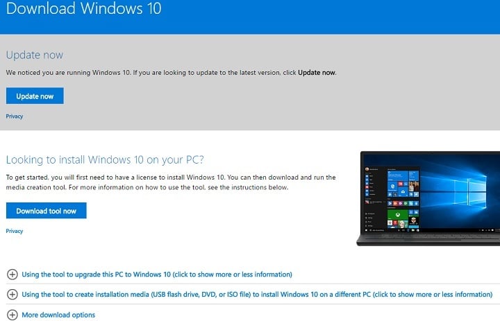 download windows 10 creators update now
